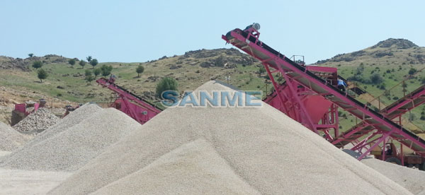罗马尼亚250吨花岗岩制砂生产线
